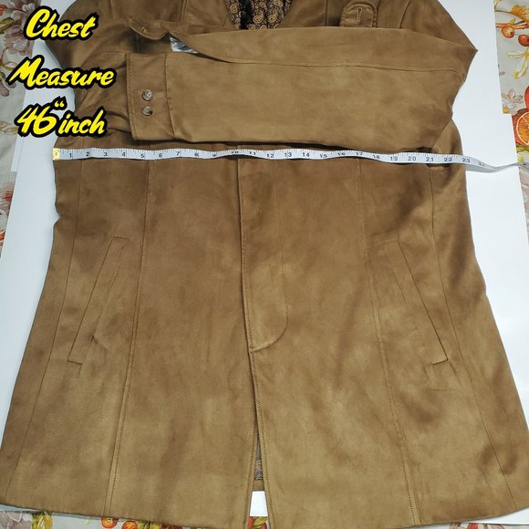 Orvieto - Brown Blazer Jacket - Three buttons - 46R (XL) - Picture 3 of 15